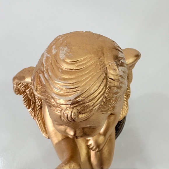 90s Cherubs Gilded Sitting Celestial Gold Whimsical
Hollywood Regency Rococo - Picture 12 of 16